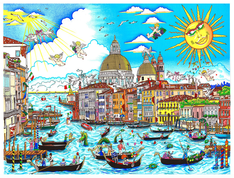アメリカ人3Dアート作家 チャールズ・ファジーノが描く「イタリアの 